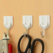 1627 Adhesive Sticker Abs Plastic Hook Towel Hanger For Kitchenbathroom thumbnail 3