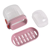 Multipurpose Plastic Soap Dish With Transparent Dust-proof Lid Sabudani (1 Pc) thumbnail 3