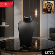 Premium Black Necklace Display Stand Mannequin Bust (1 Pc  15x11 Cm) thumbnail 5