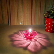Colourful Reflection Diya Combo Plastic Candle Cup With Multi Shape (12 Pcs Set) thumbnail 2