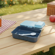 3 Compartment Snacky Lunch Box Set With 2 In 1 Spoon (1 Set) thumbnail 5