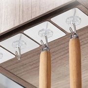 1689 Multipurpose Strong Small Stainless Steel Adhesive Wall Hooks thumbnail 1
