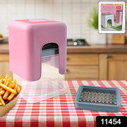 Apex Heavy Duty Potato Chipser  Vegetable Chopper With Dual Blade Set thumbnail 7