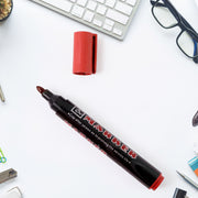 Premium Permanent Red Marker Pen Set (12 Pcs Set) thumbnail 3