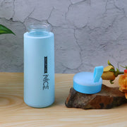 Water Bottle 400ml Leak Proof Glass Water Bottle With Daily Water Intake For Gym And Children Nice Bottle (1 Pc) thumbnail 3