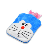 6504 Doremon Small Hot Water Bag With Cover For Pain Relief Neck Shoulder Pain And Hand Feet Warmer Menstrual Cramps. thumbnail 1