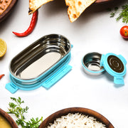 8141 Ganesh Stainless Steel Lunch Box  Small Container ( Set Of 2 Pcs ) thumbnail 2