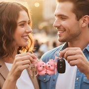 Cute Couple Bear Shape 2-in-1 Keychain Set (2 Pieces Set) thumbnail 5