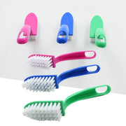 7956 Multi-purpose Kitchen Cleaning Brushes - Fish Cleaning Vegetable Cleaning Tool Cleaner Utensils Fruit Cleaning 3 Piece thumbnail 1