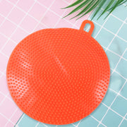 Red Silicone Dish Scrubber Sponge Mildew Free Non Stick Heat Resistant thumbnail 5