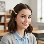 Sweet Text Decorative Hair Clip Set (4 Pc) thumbnail 5