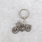 Motorcycle Silhouette Metal Keychain - (1 Pc) thumbnail 3