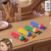 Colorful Star Design Decorative Hair Clip Set (4 Pc) thumbnail 1