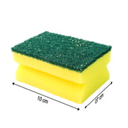 1429 Scrub Sponge 2 In 1 Pad For Kitchen Sink Bathroom Cleaning Scrubber thumbnail 2