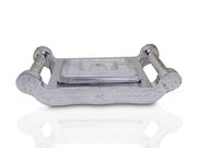 2091 Multipurpose 4 Section Royal Design Silver Storagegift Box thumbnail 4