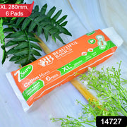 Beautiful Basics Orange Cotton Maxi Sanitary Pads Xl+ 280mm Pack Of 6 Pads thumbnail 6