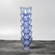 5343 New Modern Style Dessert  Ice Cream Bowl Plastic 6pcs For Home  Office  Party Use thumbnail 4