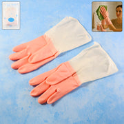 Small Size Reusable Household Cleaning Gloves (1 Pair) thumbnail 1