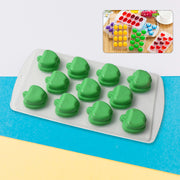 Silicone Mold Ice Cube Tray Creative Sweet Multi Type Ice Tray Buckets Ice Cube Trays Multi Fruit Shape Ice Tray (1 Pc) thumbnail 2