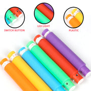 8055 Mini Pop Tubes Colourful Tubes Sensory Toys Stretch Pipe Toy Fidget Tube Toys Pull Tubes Fidget Toys Sensory Stretch Tubes Fun Tubes For Autism Children Kids Adult Reduce Anxiety (Pack Of 12) thumbnail 3
