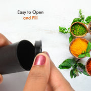 5317  Salt Pepper Dispenser Dining Table Spice Storing Use  New Look Dispenser For Home  Hotel Use thumbnail 4