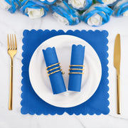 Royal Scalloped Disposable Paper Napkins (23 X 23 Cm  Approx 120 Pc) thumbnail 2