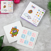 Tic Tac Toe Classic Strategy Board Game For Kids (1 Set) thumbnail 1