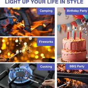 Metal Rechargeable Electric Arc Lighter With Flexible Neck (1 Pc) thumbnail 3