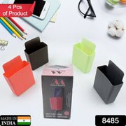 8485  Multipurpose Plastic Wall Mounted Remote  Mobile Holder Stand  (Pack Of 4) thumbnail 7