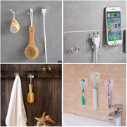 4861 Transparent Multi-function Wall Storage Hooks thumbnail 5