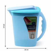 Easy Cool Lemon Set Water Jug With Lid  Handle (Approx. 2200 Ml) thumbnail 3