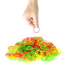 Rubber Band For Officehome And Kitchen Accessories Item Products Elastic Rubber Bands Flexible Reusable Nylon Elastic Unbreakable For Stationery School Multicolor