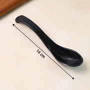 Plastic Soup Spoon  Deep Bowl (1 Pc  Black) thumbnail 4