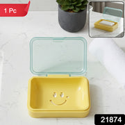 Cute Smiley Design Plastic Soap Case (1 Pc) thumbnail 7