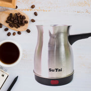 Coffee Pot Coffee Maker 800ml Even Heating Tea Maker Kettle (1 Pc) thumbnail 4