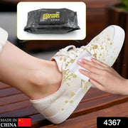 4367 Shoe Cleaning Wet Wipes Fast Scrubbing Shoes Cleaning Tissue Sneakers Non-woven Detergent Quick Wipes Disposable Travel Portable Removes Dirt Stains thumbnail 7