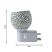 Decorative Star Pattern Mosaic Glass Plug-in Night Lamp (1 Pc) thumbnail 4