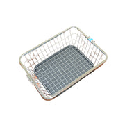 5853 Dish Drainer Rack  With Drip Tray Stainless Steel Dish Drainer Rack With Drip Tray Utensil Drying Stand For Kitchen Plate Rack Bartan Basket For Kitchen Utensilsdish Drying Rack With Drainerbartan Basketplate Stand ( 57 X 45 X 19 Cm) thumbnail 4