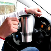 Stainless Steel Vacuum Glass Insulated Glass Coffee Cups (With Lid  Handle  1 Pc) thumbnail 3