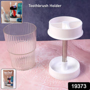 Rotating Bathroom Toothbrush Holder Stand (1 Pc) thumbnail 6