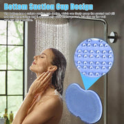 9310 Silicone Bath Massage Cushion With Suction Cup Shower Foot Scubber Brush Foot Bath Mat Scrubber Anti-slip Exfoliating Dead Skin Massage Pad Lazy Wash Feet Bathroom Mat thumbnail 3
