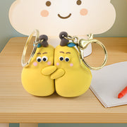 2-in-1 Cute Cartoon Couple Keychain thumbnail 1