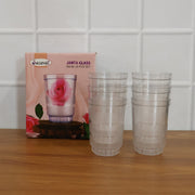 Transparent Janta Drinking Glass Set (300ml 6 Pc Set) thumbnail 6