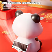 Car Decoration Solar Power Moving Head Panda Statue Creative (1 Pc) thumbnail 4