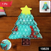 Premium Tree Shape Silicone Pop It Fidget Toy (1 Pc) thumbnail 7