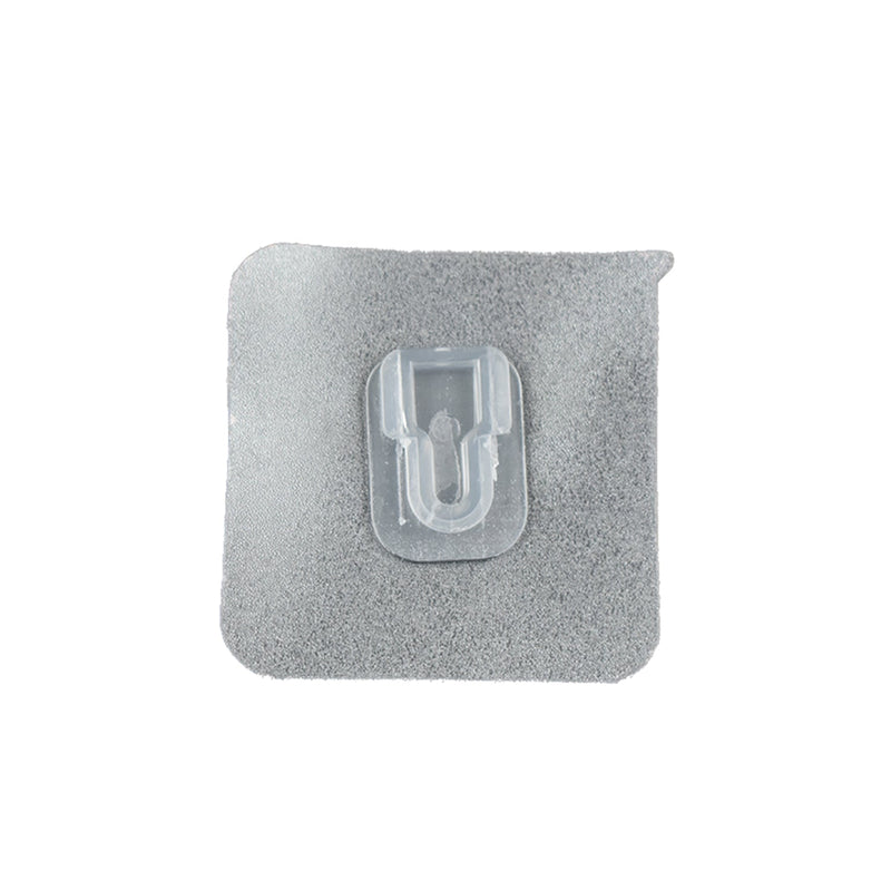 7433 Transparent Adhesive Male Hook Used For Hanging Various Types Of Items (1pc)