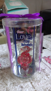 17530 Lovely Rose Gift Showpiece Love Showpiece Valentines Day Gift Cute Anniversary Wedding Birthday Boyfriend Husband Romantic Unique Gift Set Home Decoration Gift Set (1 Pc) thumbnail 6