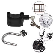 Plastic Body Waterproof Siren Alarm Smart Alarm Lock  3 Keys (1 Set) thumbnail 3
