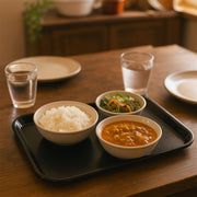 Plastic Serving Tray  Plate  40  30 Cm (1 Pc  Black) thumbnail 4