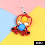 Superhero Themed Iron Man Shape Keychain Pop It Toy (1 Pc) thumbnail 6